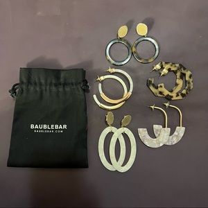 Bundle of large Baublebar earrings!